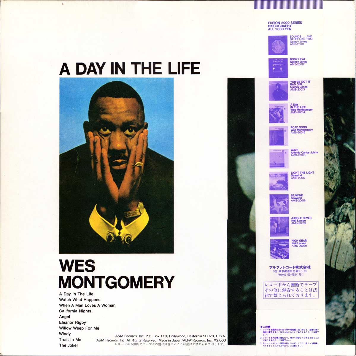 Wes Montgomery - A Day In The Life - Back Cover
